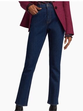 Veronica Beard Alenah Slim-Straight Jeans High Rise. Size 24 Women 
#359